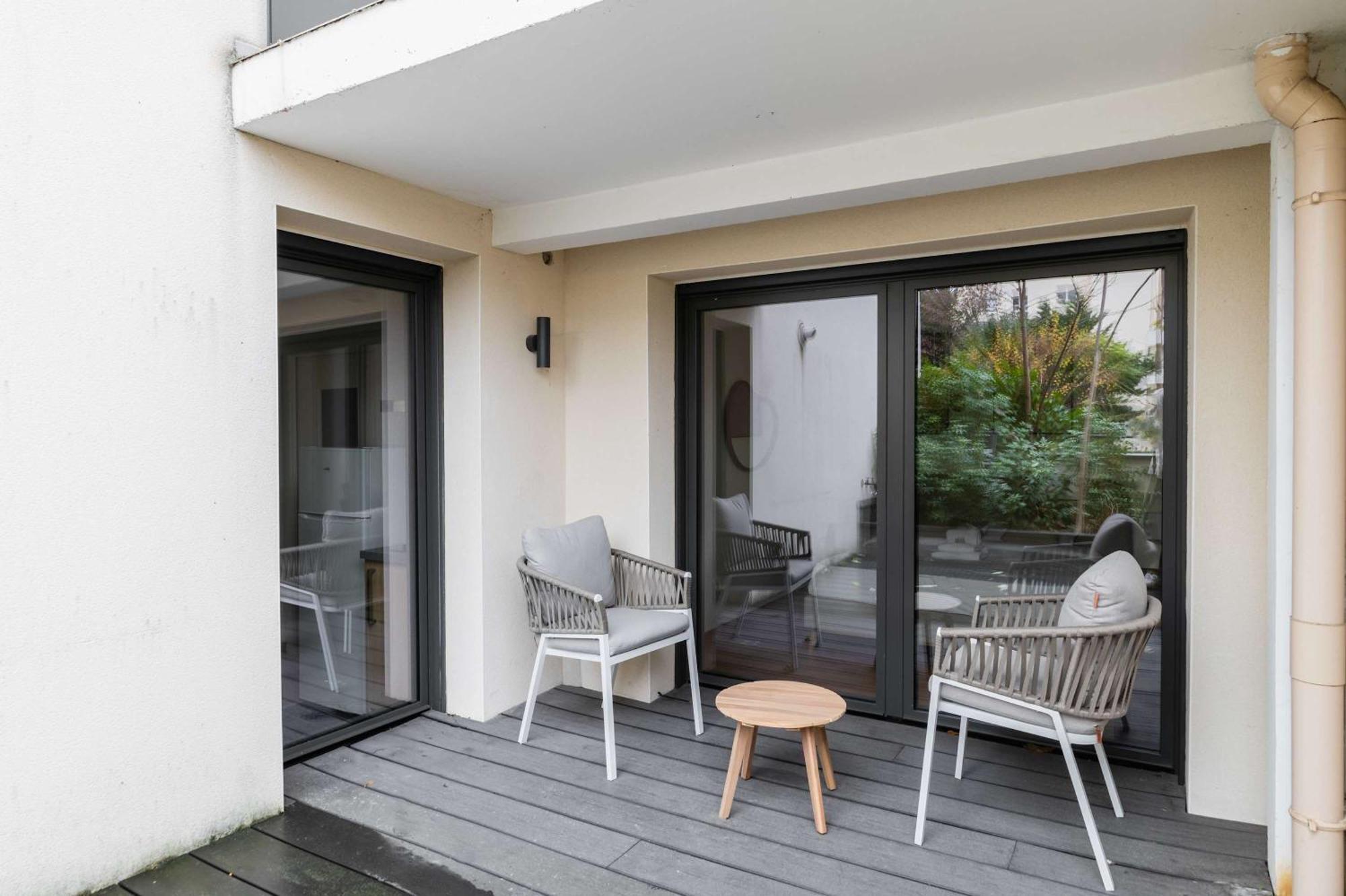 Appartement Lumineux Avec Terrasse Courbevoie - 4P - Flat-Guest Buitenkant foto